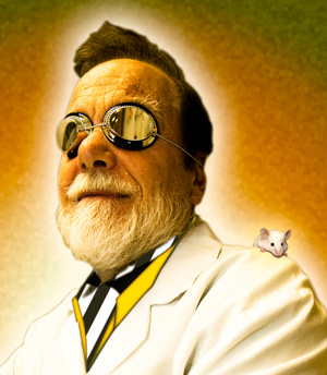 Dr. James F. Hainfeld, Nanoprobes founder and Chief Mad Scientist