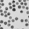 Unconjugated 12 nm Nanogold®, showing monodisperse, highly regular, spherically symmetrical 12 nm gold core and uniform, consistent ligand coating. This ensures a highly regular particle size and reliable, reproducible labeling and EM results.